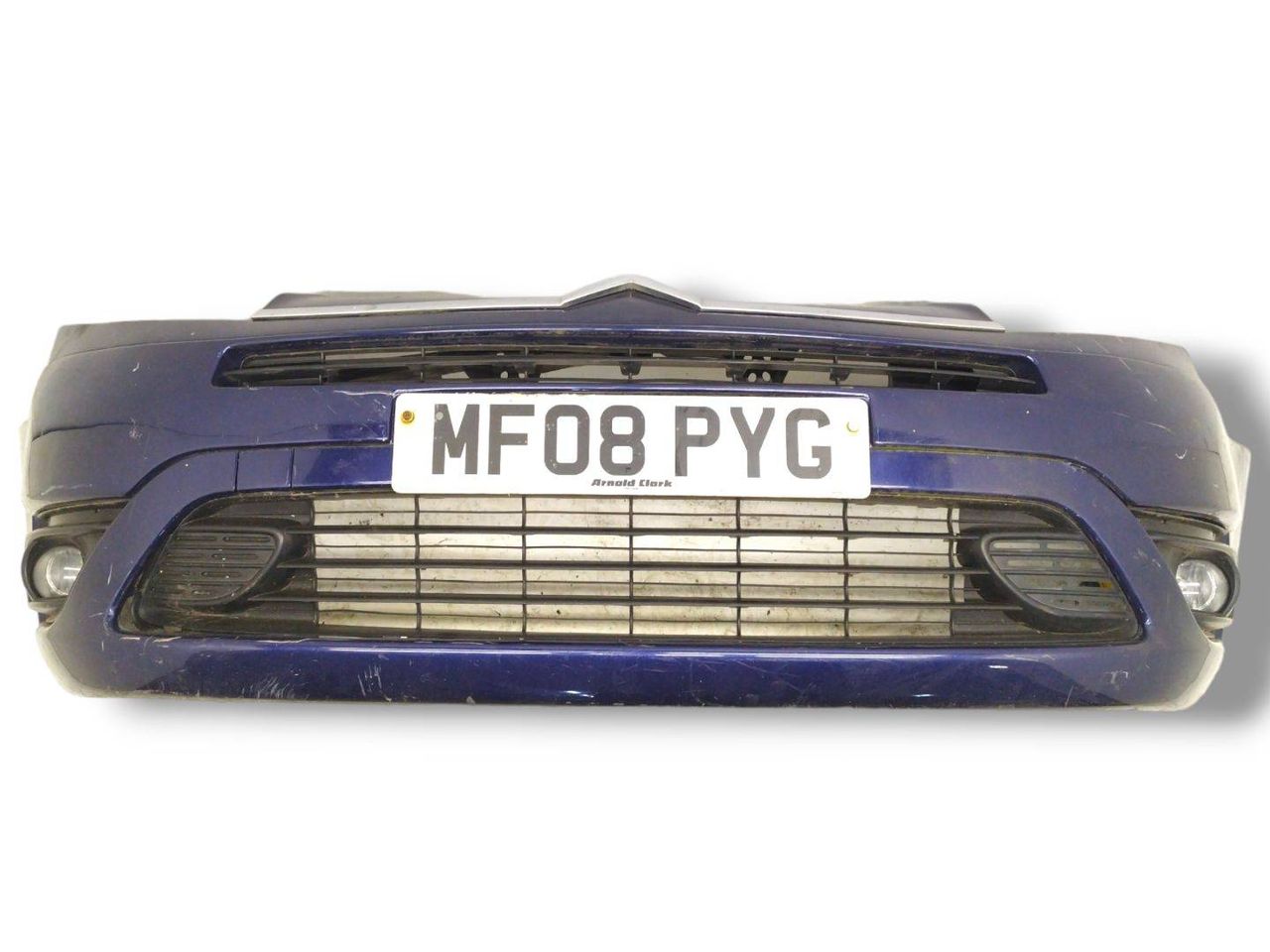 бампер передний Citroen C4 Grand Picasso 1 поколение 2008, 1.6 л., HDi, 9HZ (DV6TED4), дизель, робот, bleu oriental / kpu, минивэн, передний привод, правый руль, 9654196177 - фото №1