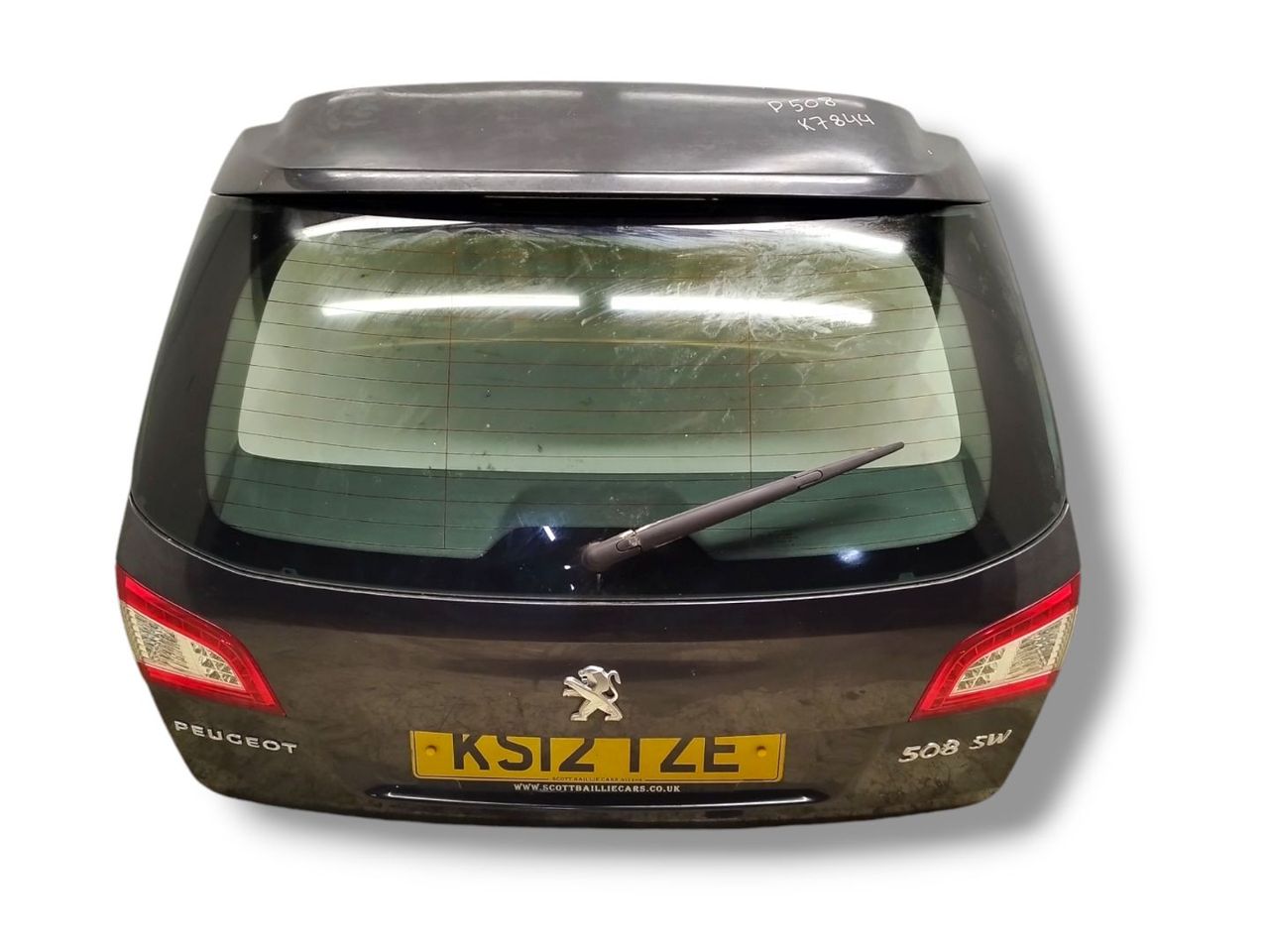 крышка багажника (дверь 3-5) Peugeot 508 1 поколение 2012, 1.6 л., HDi, 9HL (DV6C), дизель, 5МКПП, gris haria 2 / eeh, универсал, передний привод, правый руль, 1606394380