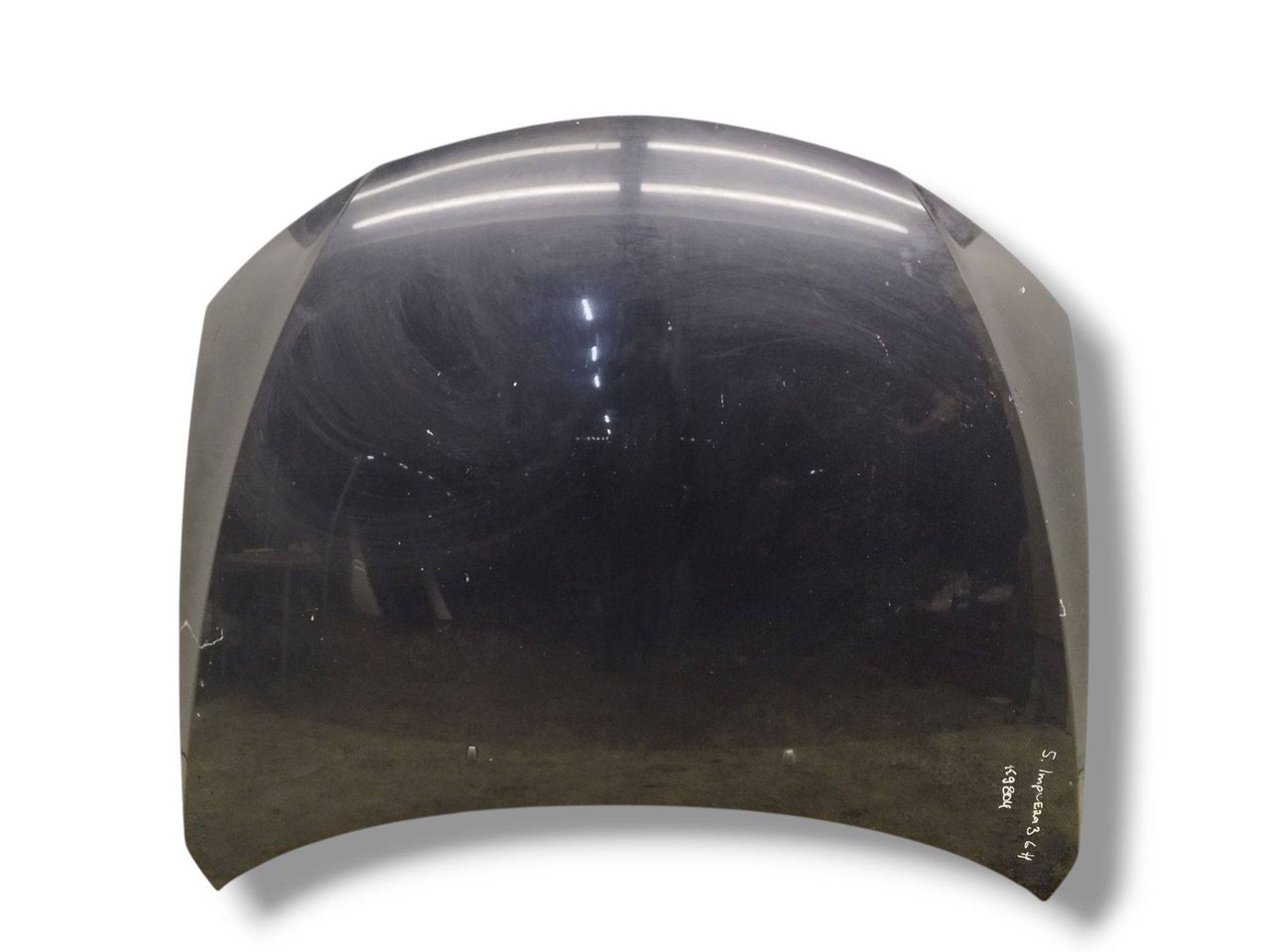 капот Subaru Impreza 3 поколение (GE/GV/GH/GR) GH 2008, 2.0 л., i, EJ204, бензин, 5МКПП, black panther / 32j, хетчбэк 5 дв., полный привод, правый руль, 57229-FG000-9P