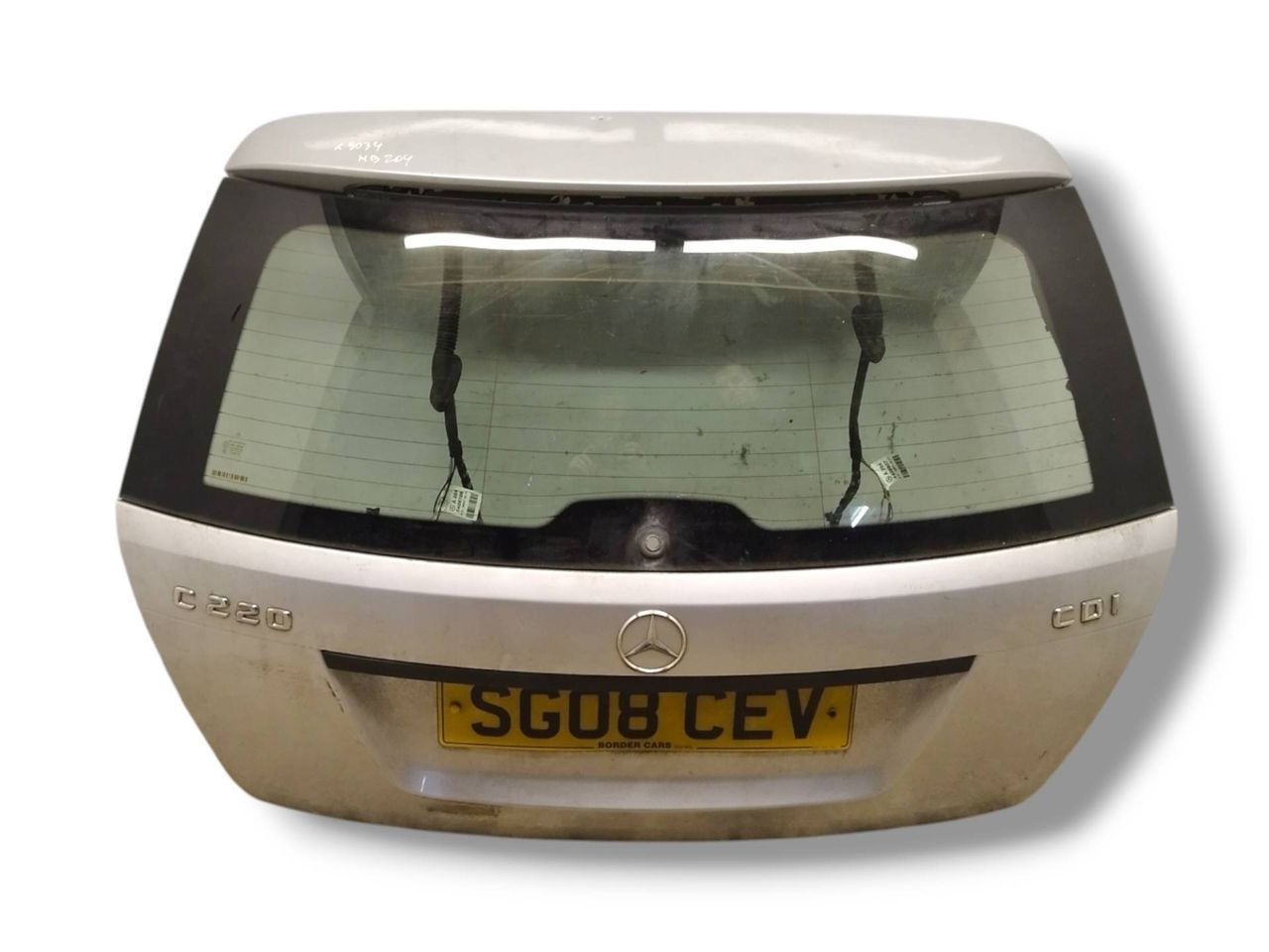 крышка багажника (дверь 3-5) Mercedes-Benz C-Класс W204/S204 S204 2008, 2.2 л., CDi, дизель, АКПП, iridiumsilber / 775, универсал, задний привод, правый руль, A2047400105 - фото №1
