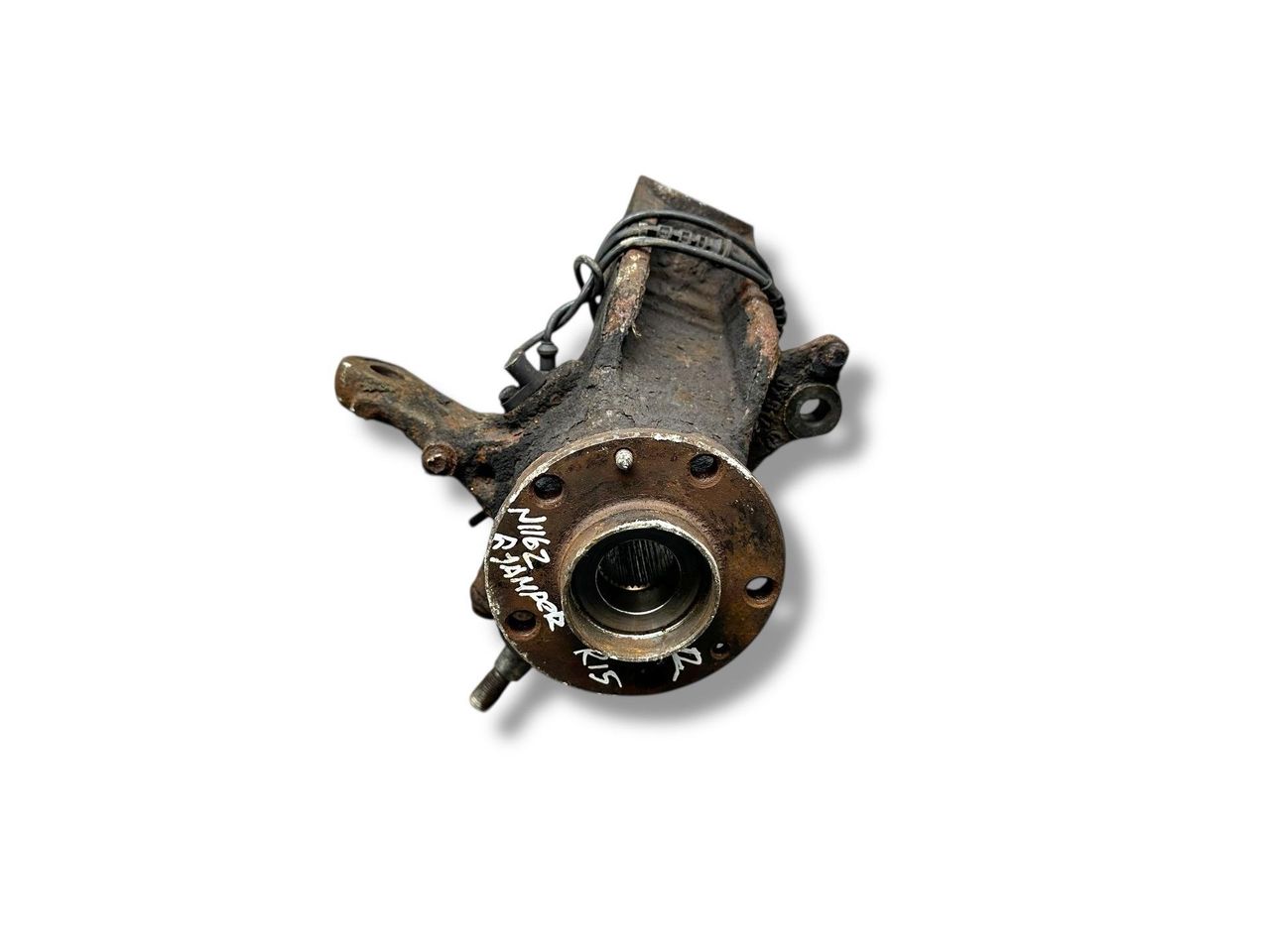 кулак поворотный правый Citroen Jumper 2 поколение 2009, 2.2 л., HDi, 4HV (P22DTE), дизель, 5МКПП, blanc banquise / ewp, микроавтобус, передний привод, правый руль, 3647A0