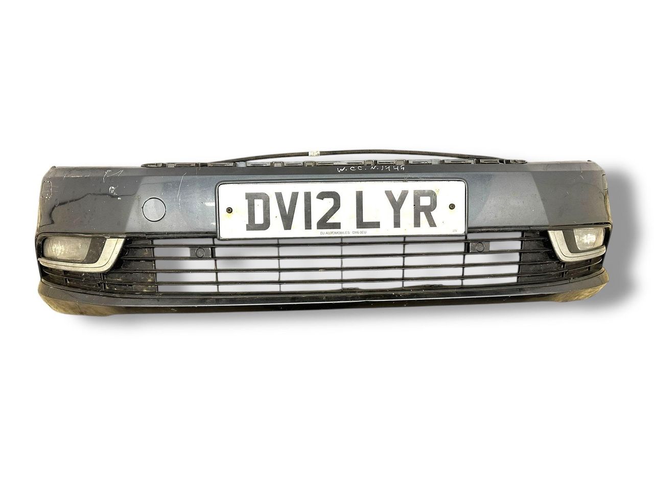бампер передний Volkswagen Passat CC 1 поколение [рестайлинг] 2012, 2.0 л., TDi, CFFB, дизель, 6МКПП, islandgrau / lk7x, седан, передний привод, правый руль, 3C8807221F