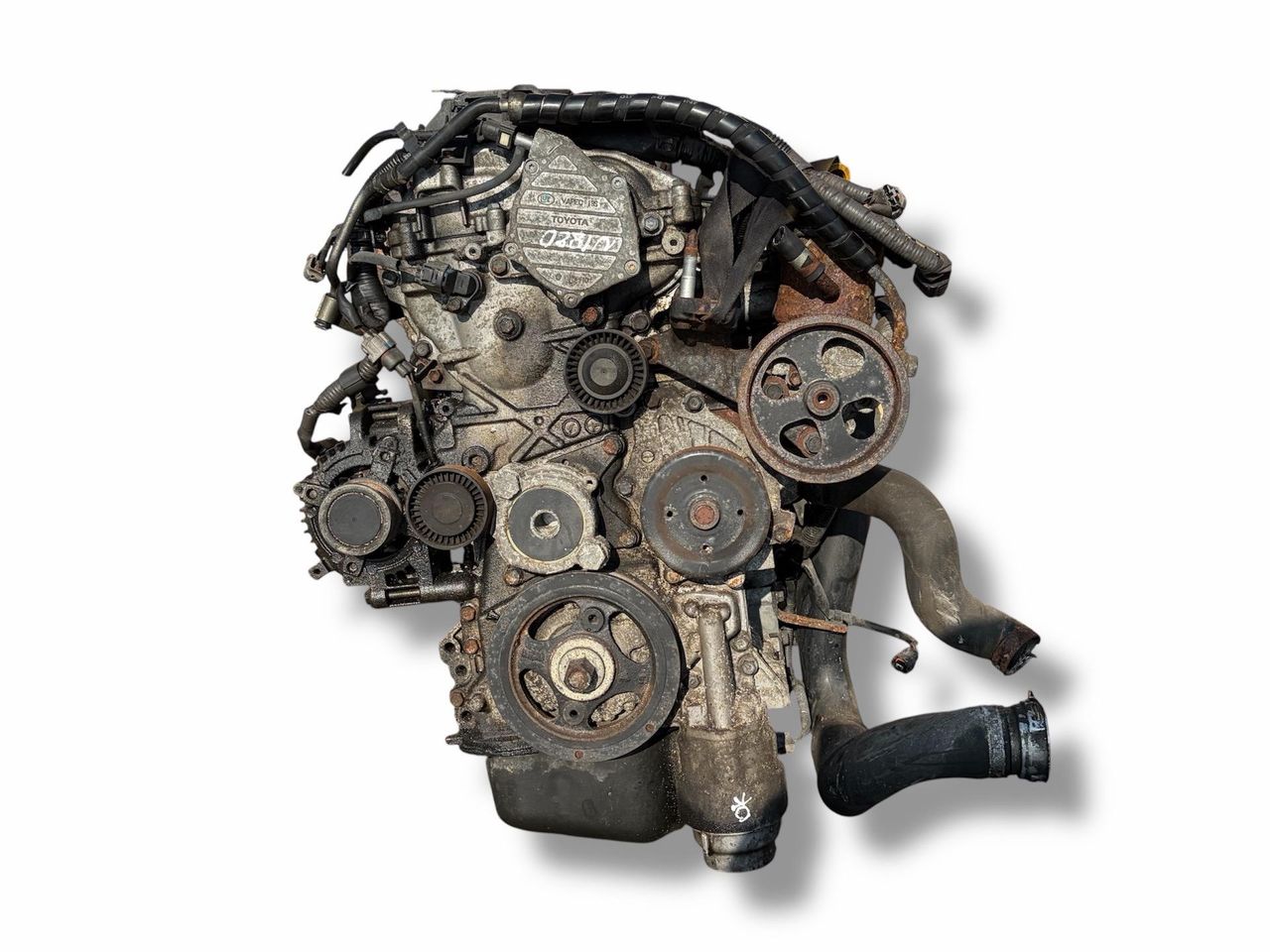 двигатель Toyota Corolla Verso 2 поколение AR10 2005, 2.2 л., D, 2AD-FHV, дизель, 6МКПП, silver / 1c0, минивэн, передний привод, правый руль, 2AD-FHV