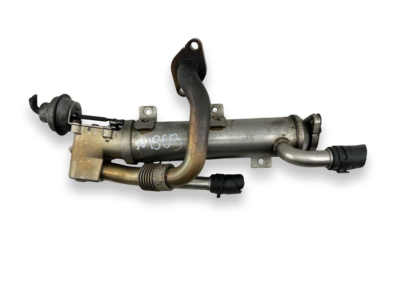 охладитель EGR / Радиатор EGR Audi A6 4F/C6 2006, 2.0 л., TDi PD, BRE, дизель, вариатор, atlasgrau, седан, передний привод, правый руль, 03G131512R - фото №1