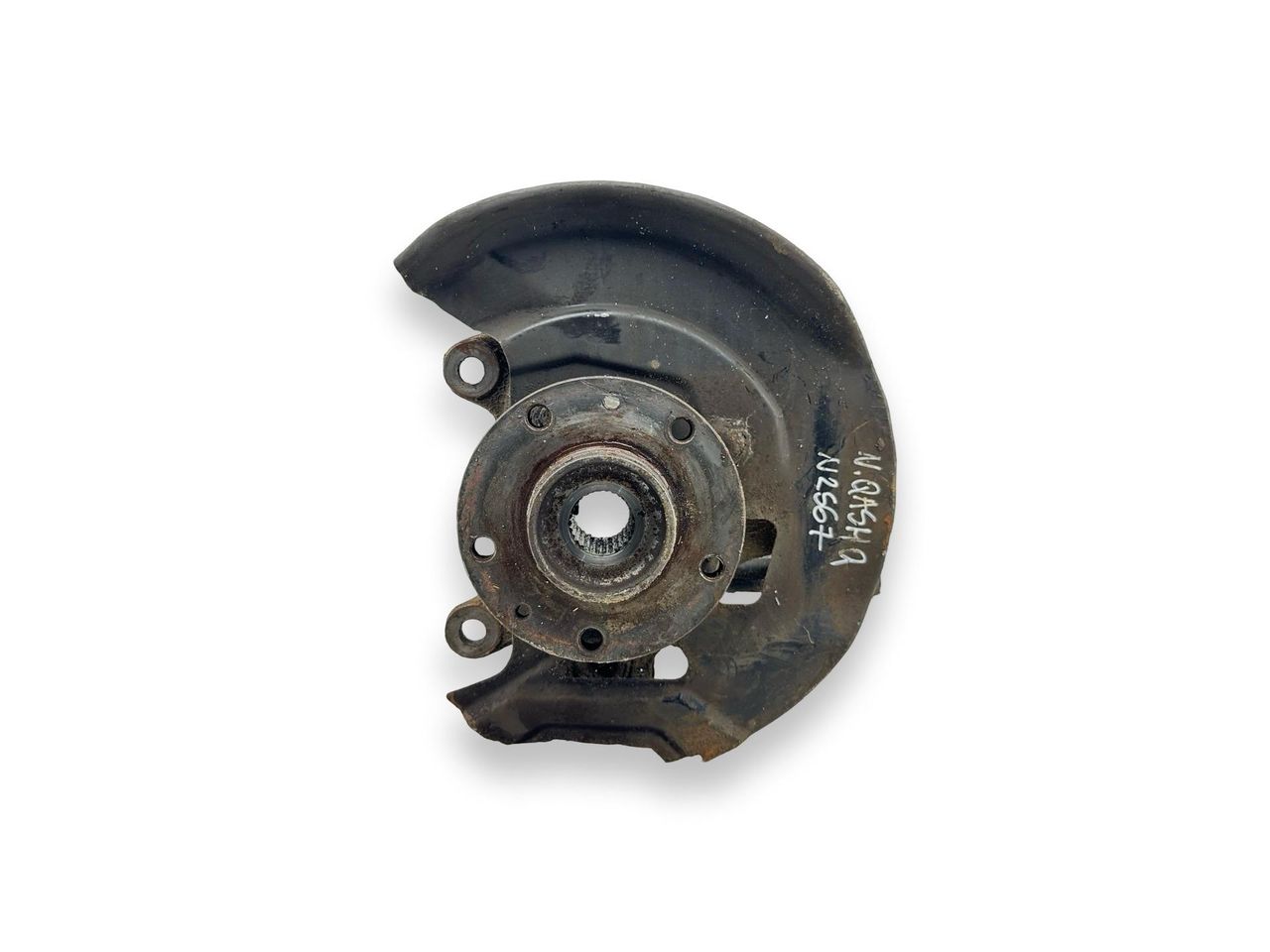 кулак поворотный левый Nissan Qashqai 2 поколение 2014, 1.5 л., DCi, K9K 636, дизель, 6МКПП, noir / z11, внедорожник 5 дв., передний привод, правый руль, 40015-4EA0A - фото №1