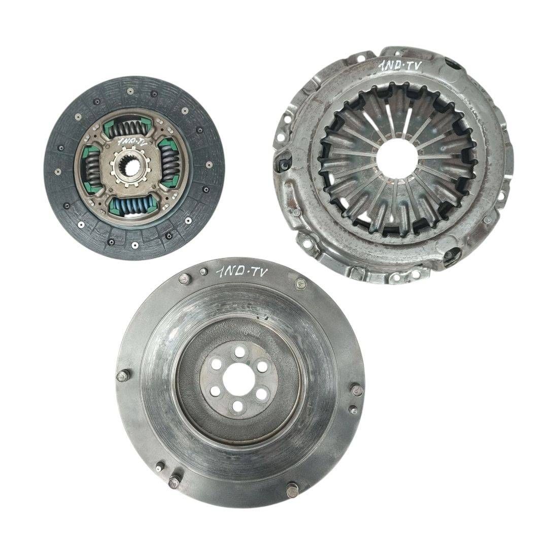 комплект сцепления Toyota Yaris XP9 2007, 1.4 л., 1ND-TV, дизель, МКПП, CTX-126, 3082600745, DTX-214, 1878600940