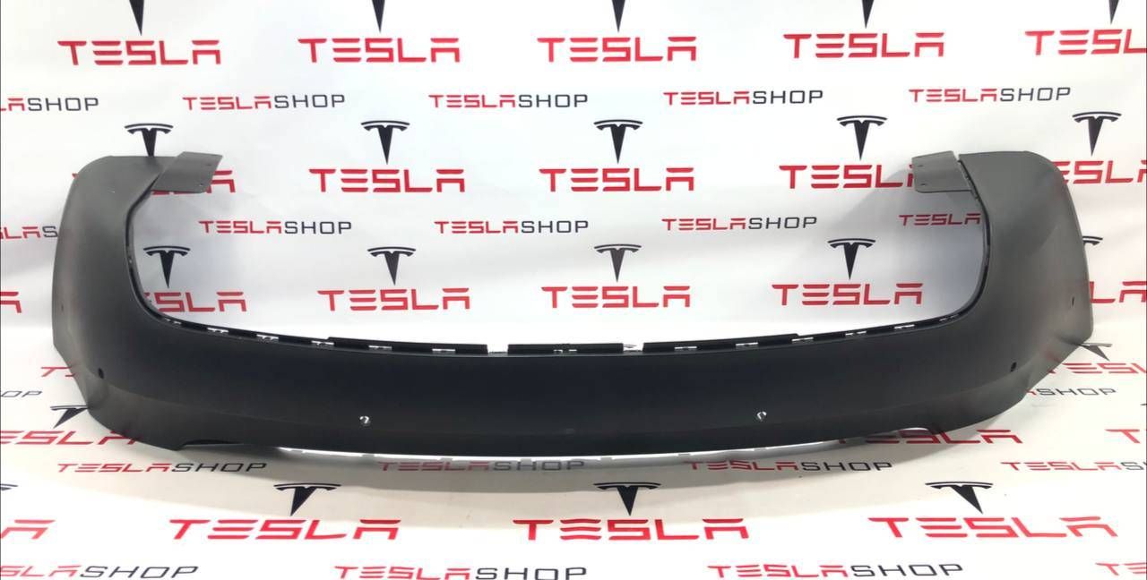 бампер задний Tesla Model S 1 поколение [2-й рестайлинг] 2022, 1750102-S2-A, 1565571-00-A