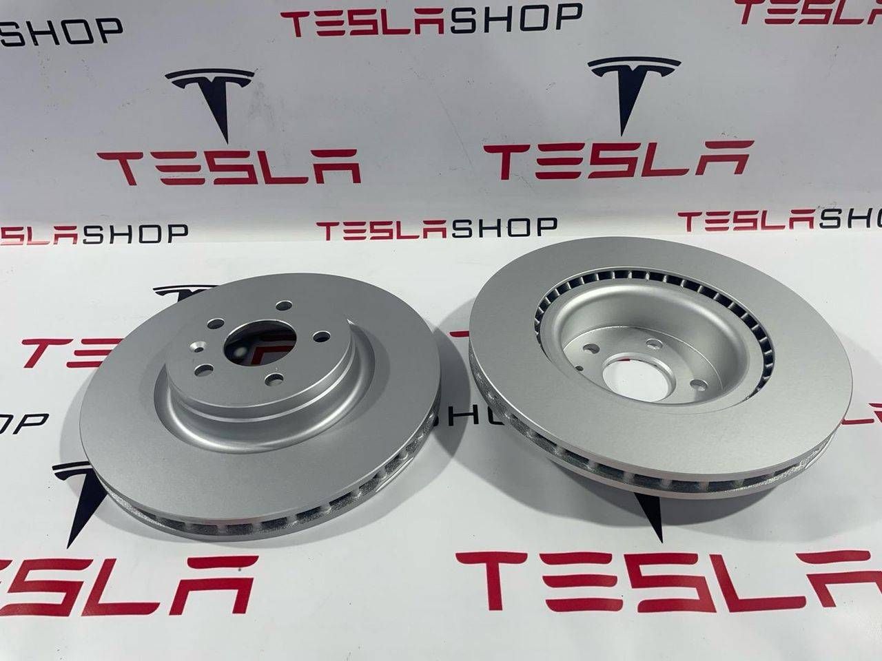 диск тормозной передний Tesla Model X 1 поколение 2018, 1025099-00-B - фото №1