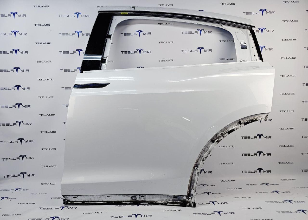 дверь задняя левая Tesla Model X 1 поколение 2018, 1627609-00, 1627605-00, 1032249-00, 1069537-E0 - фото №1