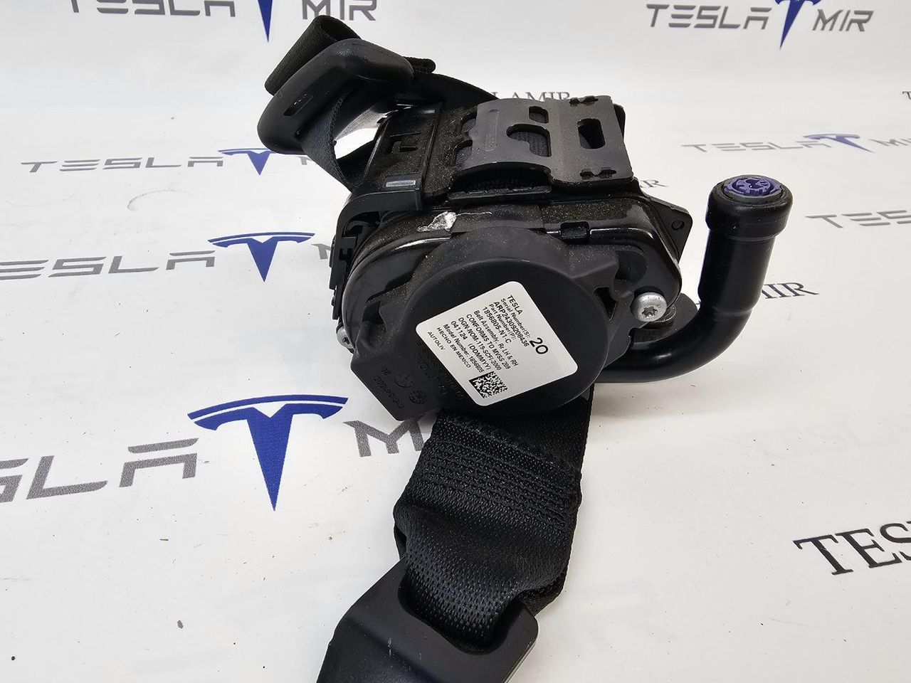 ремень безопасности Tesla Model 3 2 поколение 2024, 1856805-00, 1856805-N1 - фото №1