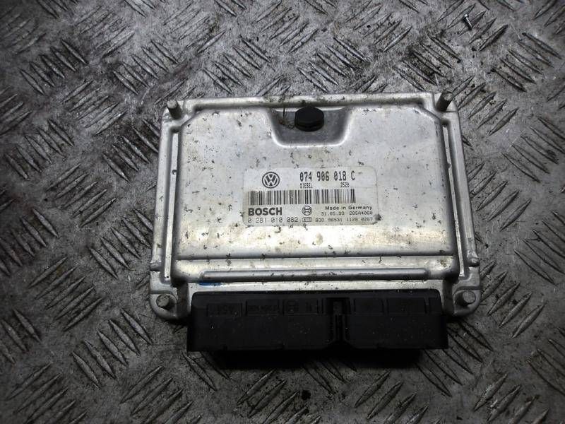блок управления двигателем Volkswagen Transporter T4 1999, 2.5 л., дизель, МКПП, микроавтобус, 074906018C - фото №1