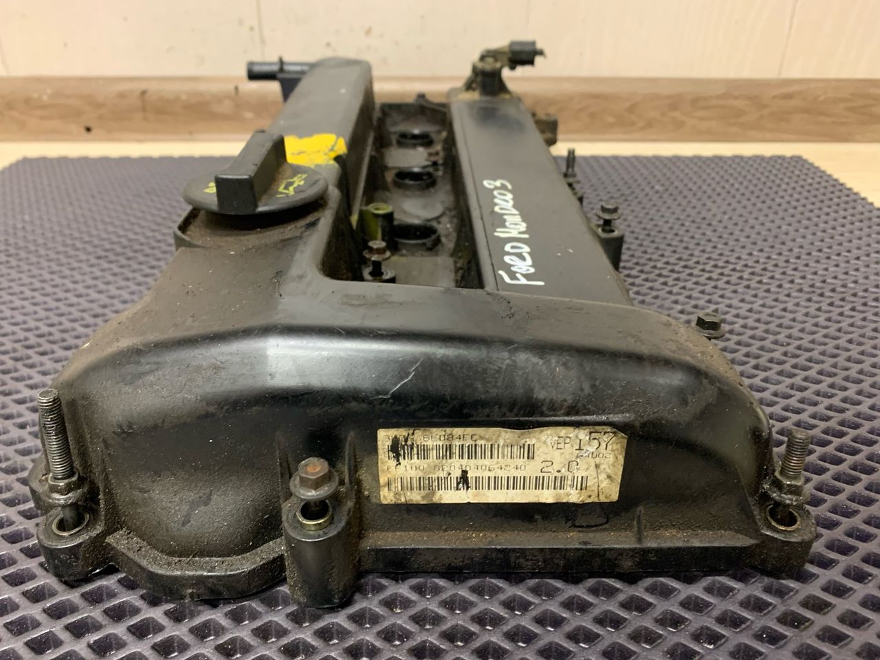 клапанная крышка Ford Mondeo 3 поколение (2000 - 2003), 2.0 л., бензин, 1423665, 1S7G6K272AE - фото №1