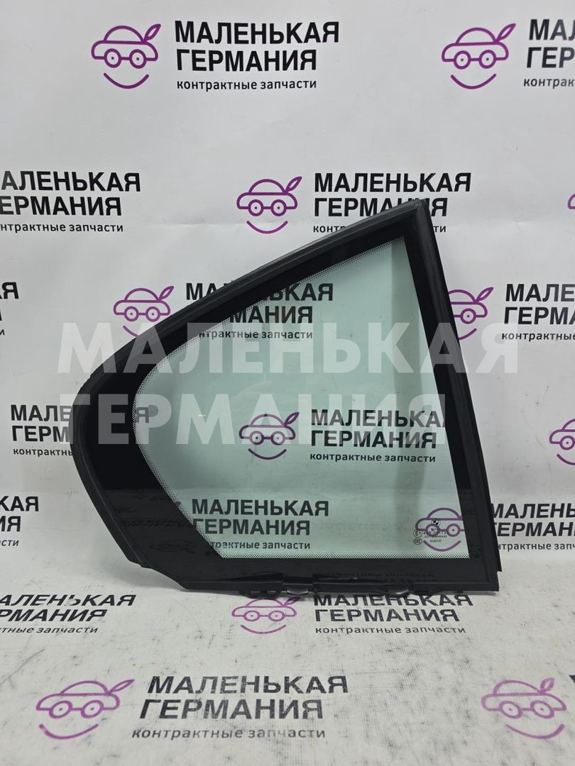 форточка задняя правая BMW 3 серия F30/F31/F34 F30 2012, 3.0 л., N55 B30 A, бензин, АКПП, black sapphire metallic (475), седан, задний привод, 51357269554, 7269554 - фото №1