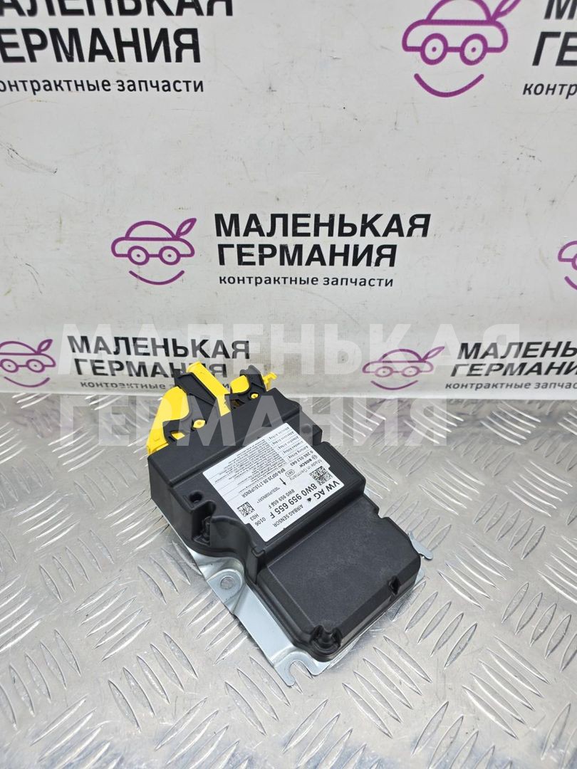 блок AirBag Audi A4 B9 2017, 2.0 л., CVKB, бензин, АКПП, 2y/s9r белый металлик, седан, передний привод, правый руль, 8W0959655F, 0285013643 - фото №1