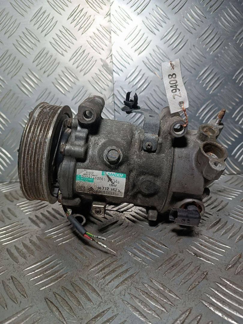 компрессор кондиционера Peugeot 308 T7 2010, 1.6 л., HDi, дизель, 9671216280, SD6CBCF - фото №1