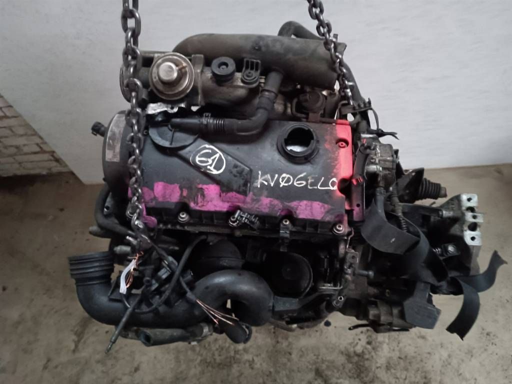 двигатель Volkswagen Passat B6 2006, 1.9 л., TDi, BKC, дизель, МКПП, передний привод, BXE, BKC - фото №1