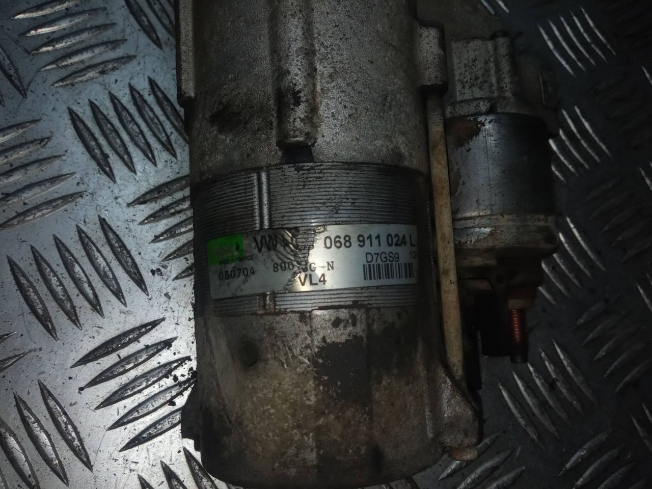 стартер Audi A4 B6 2003, 1.9 л., TDi, AVF, дизель, МКПП, передний привод, D7GS9, AC068911024L - фото №1