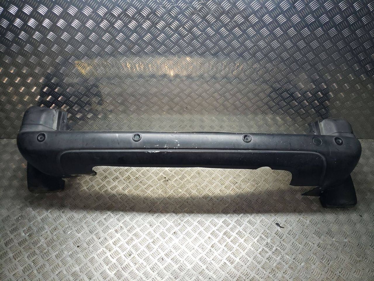 бампер задний Citroen Berlingo 2 поколение (B9) 2012, 1.6 л., HDi, 9HN (DV6ETED), дизель, МКПП, белый, фургон, передний привод, правый руль, 9682043777, 9682044277 - фото №1