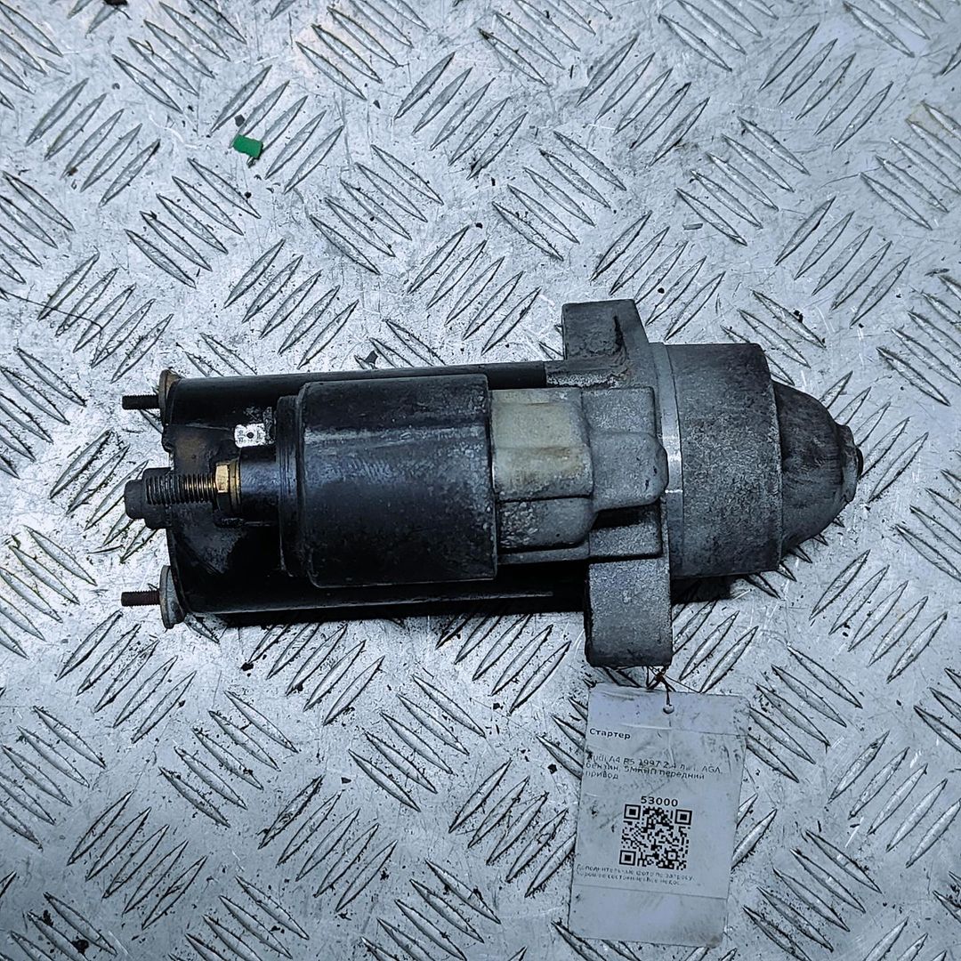 стартер Audi A4 B5 1997, 2.4 л., i, AGA, бензин, 5МКПП, передний привод, 0001108174, 078911023D, 1005821966 - фото №1