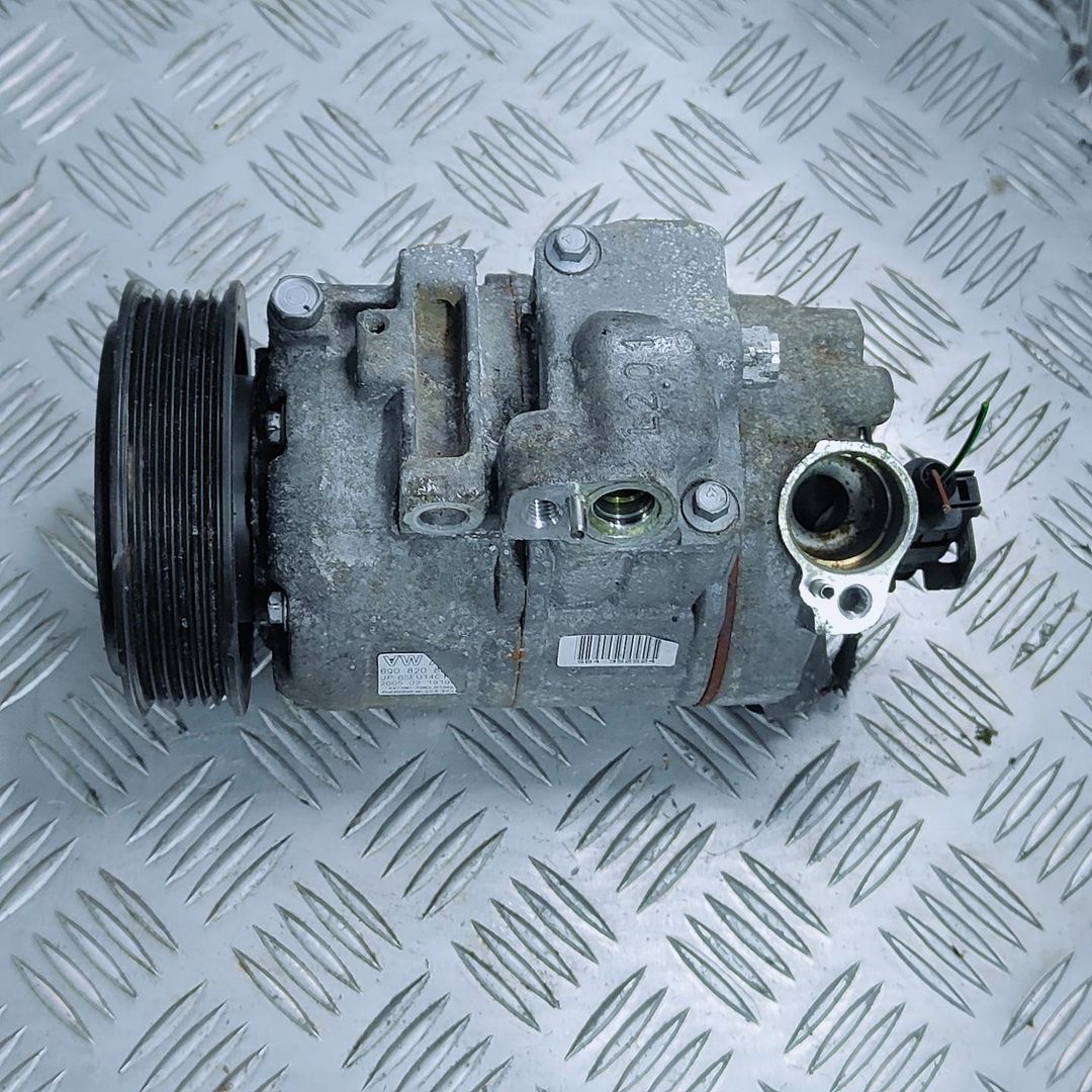 компрессор кондиционера Volkswagen Golf 4 поколение 2002, 1.9 л., TDi, дизель, МКПП, 6SEU14C, 4471807283 - фото №1