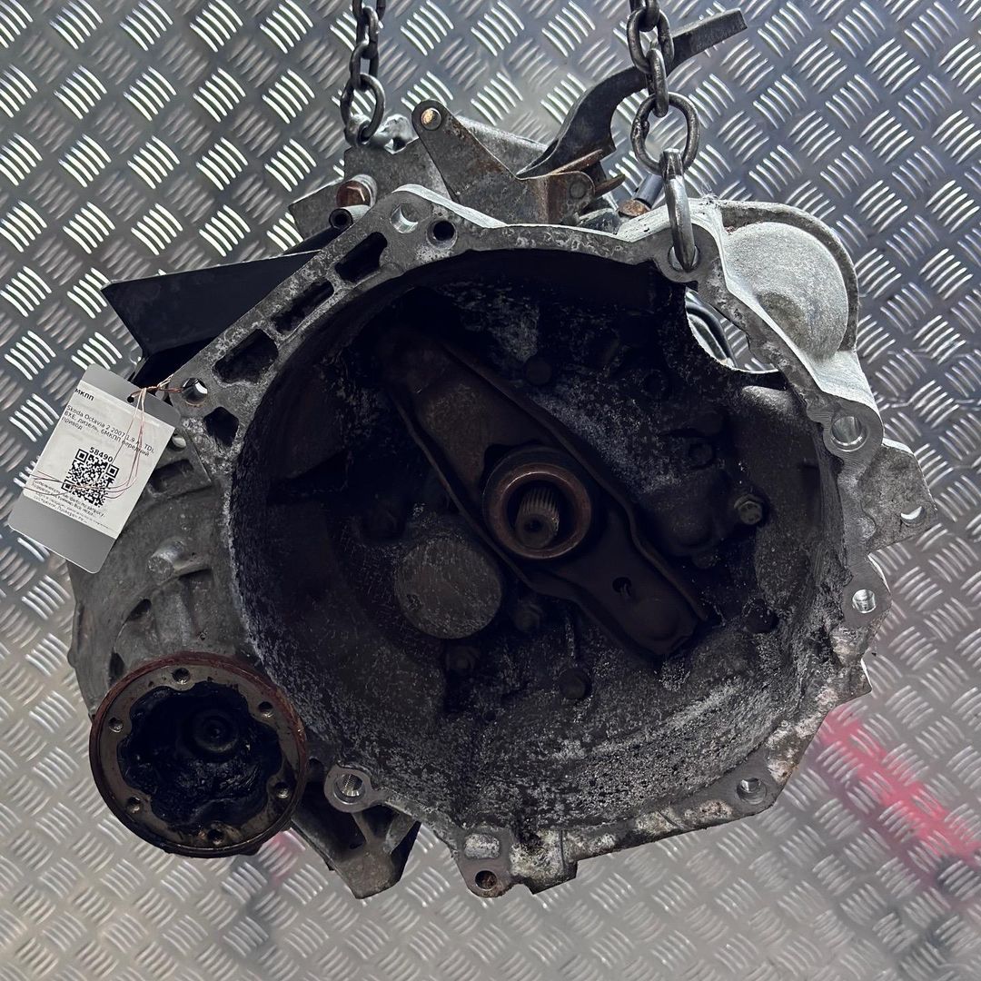 КПП механическая (МКПП) Skoda Octavia 2 поколение (A5) 2007, 1.9 л., TDi, BXE, дизель, 5МКПП, передний привод, JCR - фото №1