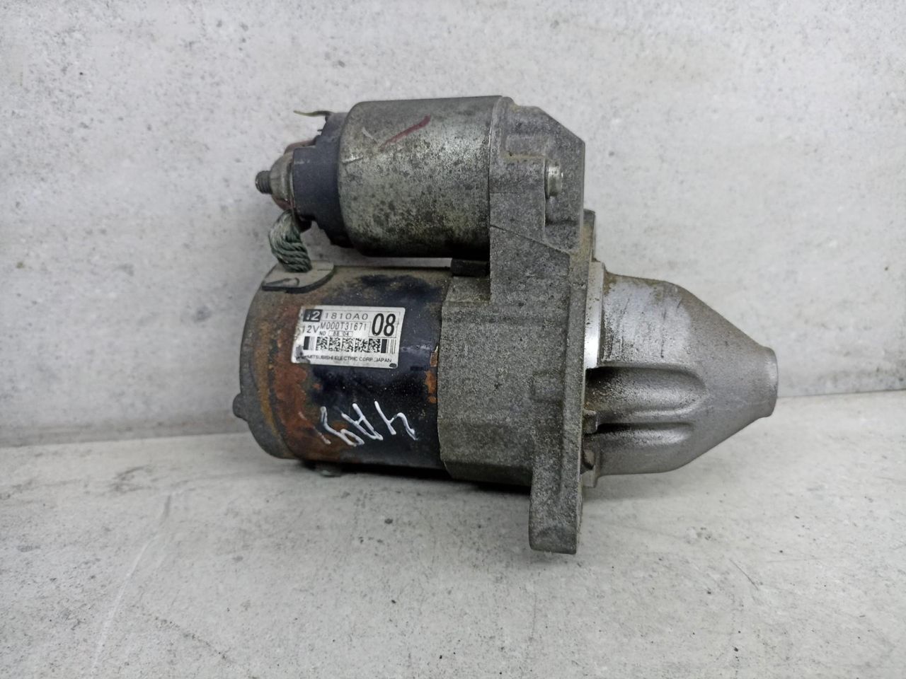 стартер Mitsubishi Lancer 10 поколение (2007 - 2010), 1.5 л., 4A91, бензин, 1810A008, M000T31671 - фото №1