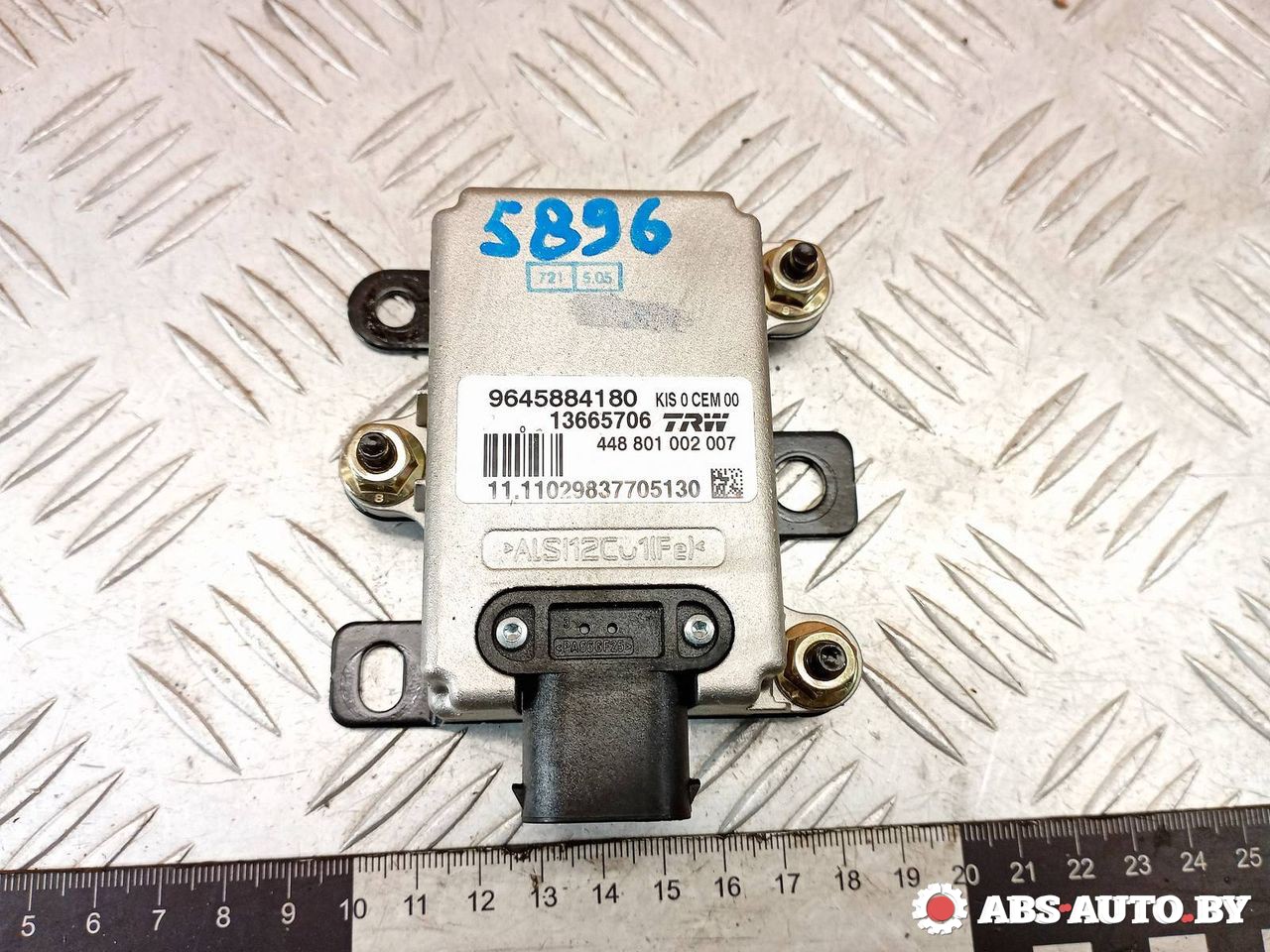 Блок управления ABS/ESP Peugeot 407 1 поколение 2006, 2.0 л., RFN (EW10J4), бензин, универсал, 9645884180, 13665706, 9652349480 - фото №1