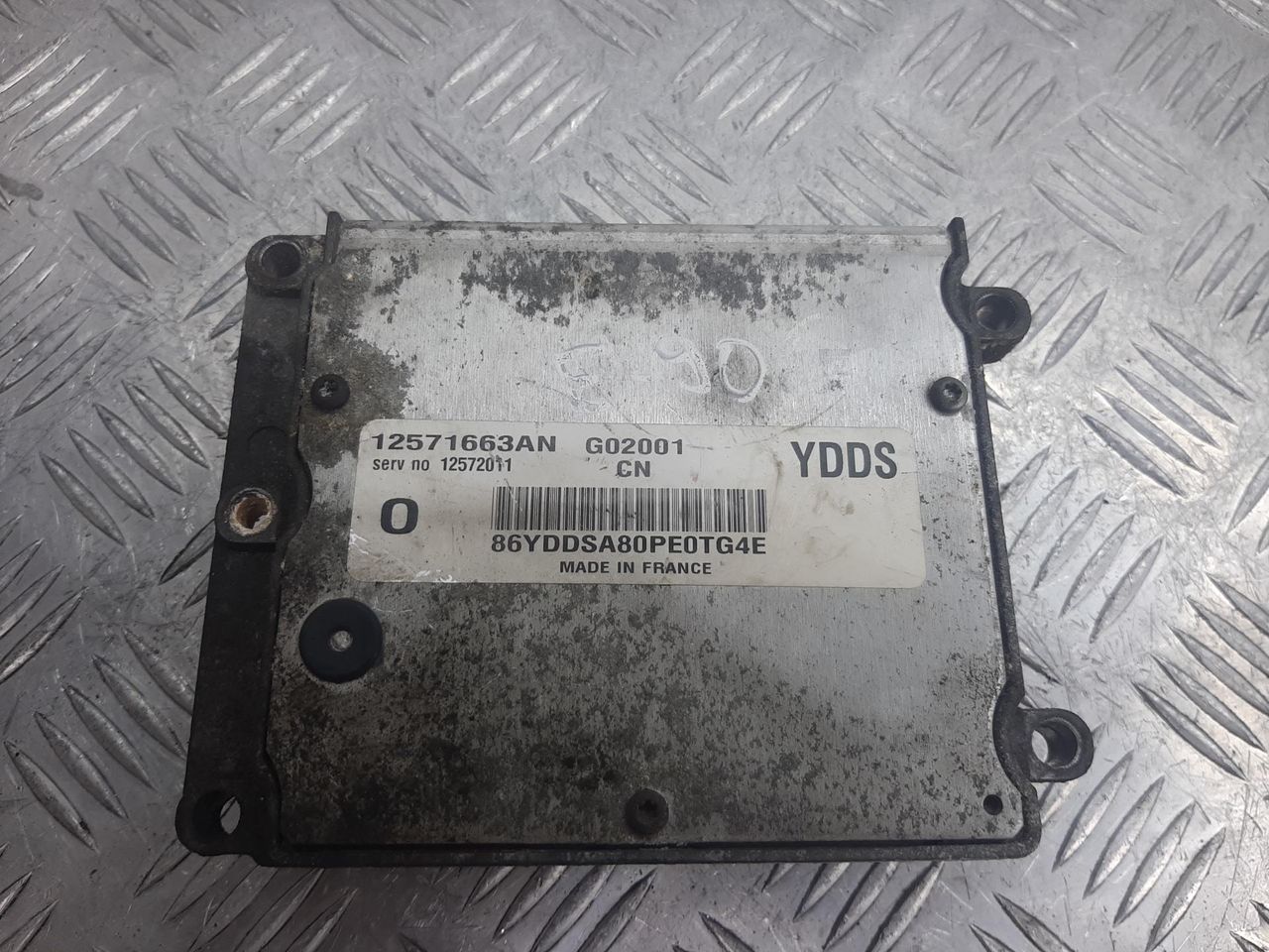 блок управления двигателем Opel Vectra C 2005, 2.2 л., Z 22 SE, бензин, 12571663AN
