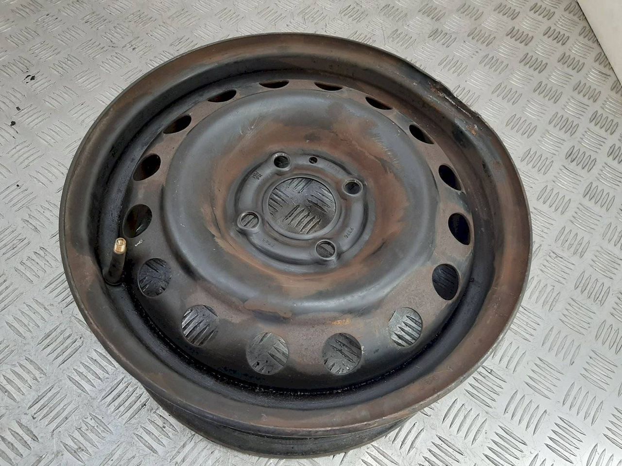 диск штампованный Nissan Micra 3 поколение (K12) 2004, 40300AX607