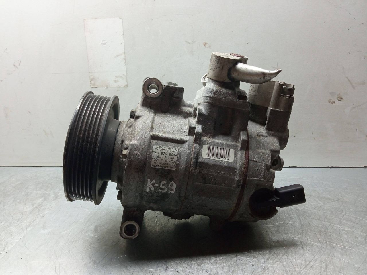 компрессор кондиционера Volkswagen Passat B6 2008, 1.8 л., BZB, бензин, 1K0820808A