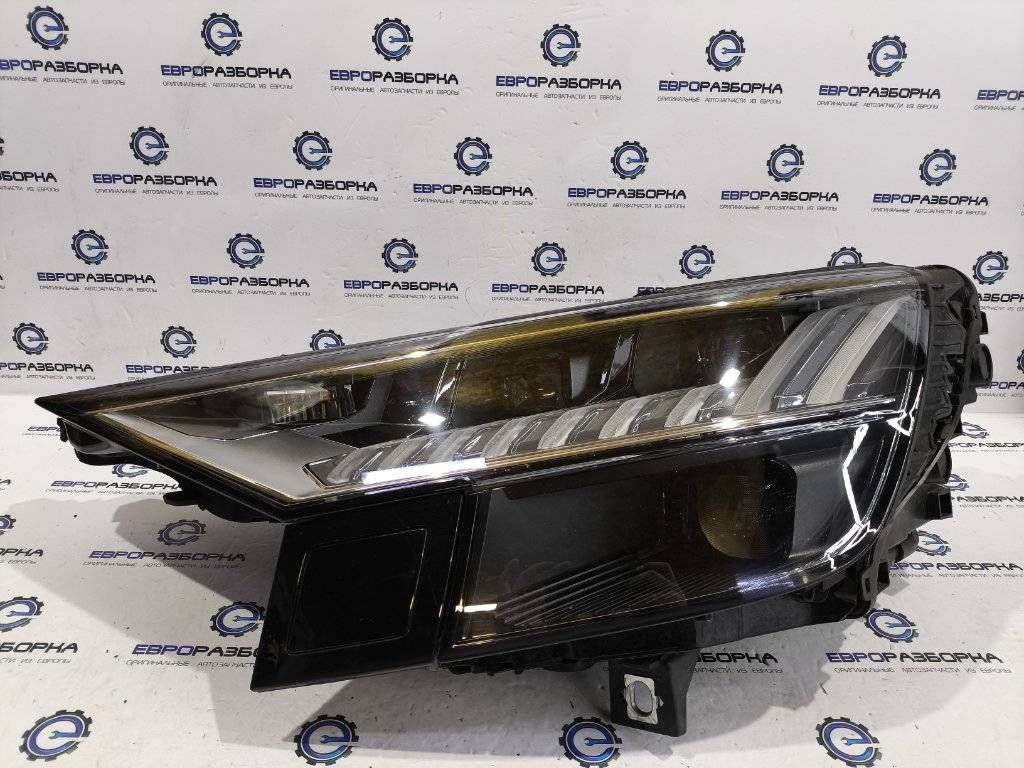 фара левая Audi Q8 4M 4M8 2021, 3.0 л., TFSI, DCBD, бензин, АКПП, черный металлик, внедорожник 5 дв., полный привод, правый руль, 4M8941035A