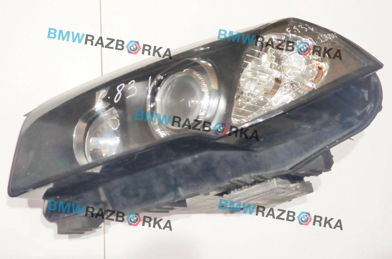 фара левая BMW X3 E83 2006, 3.0 л., M54 B30 (306S3), бензин, АКПП, внедорожник 5 дв.