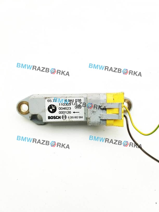 датчик удара BMW X5 E53 2001, 3.0 л., M57 D30 (306D1), дизель, внедорожник 5 дв., 65776911038