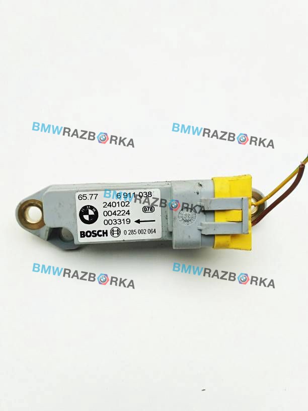 датчик удара BMW X5 E53 2001, 3.0 л., M57 D30 (306D1), дизель, внедорожник 5 дв., 65776911038