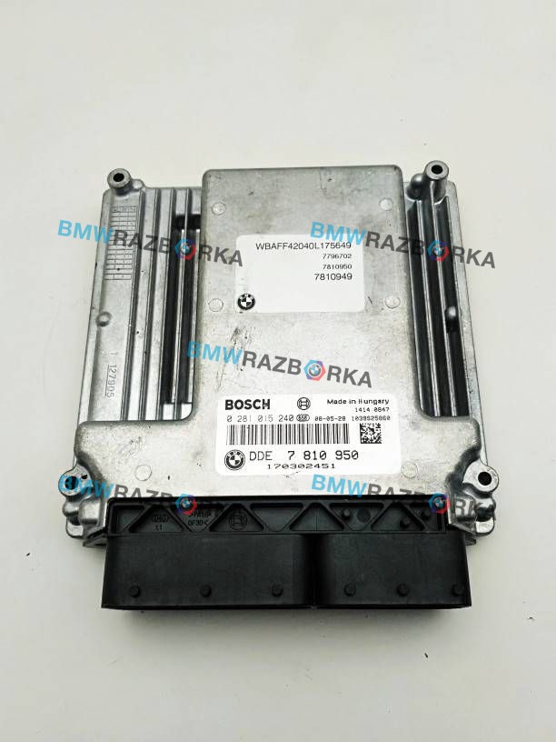 блок управления двигателем BMW X5 E70 2008, 3.0 л., M57 D30 (306D3), дизель, АКПП, внедорожник 5 дв., 7810950