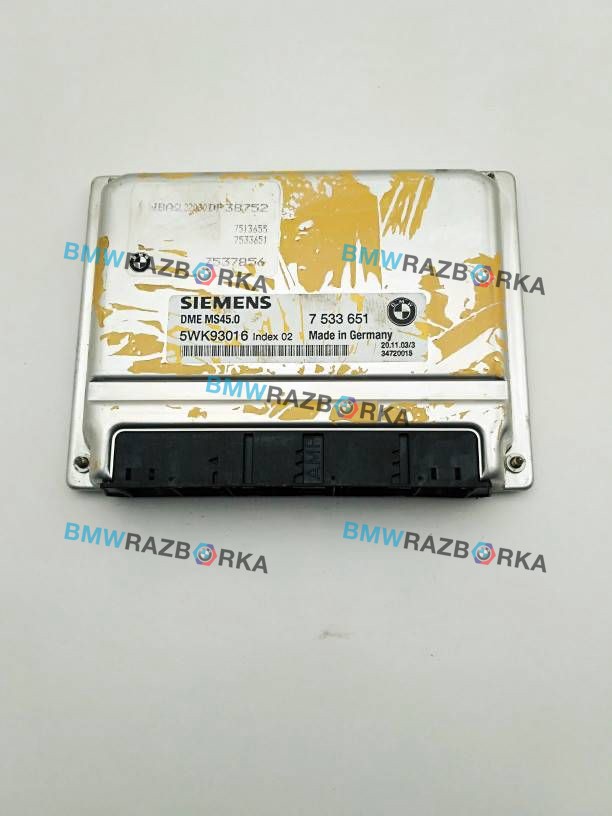 блок управления двигателем BMW 7 серия E65/E66/E67 2003, 3.0 л., M54 B30 (306S3), бензин, седан, 7533651