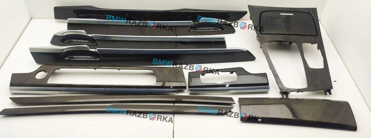 комплект декоративных накладок (дерева) салона BMW 7 серия F01/F02 2012, 3.0 л., N54 B30 A, бензин, АКПП, седан, ANTHRAZIT
