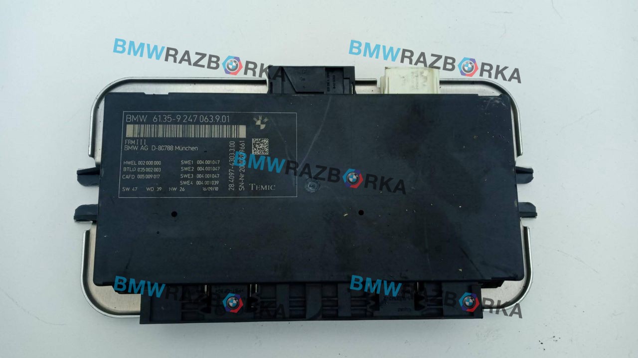блок управления светом BMW 7 серия F01/F02 2011, 4.4 л., N63 B44 A, бензин, АКПП, седан, 61359247063