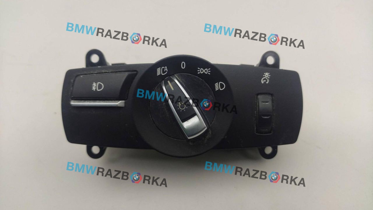 переключатель света BMW 5 серия F07/F10/F11 F10 2011, 3.0 л., i, N52N B30 A, бензин, АКПП, седан, задний привод, 9192745