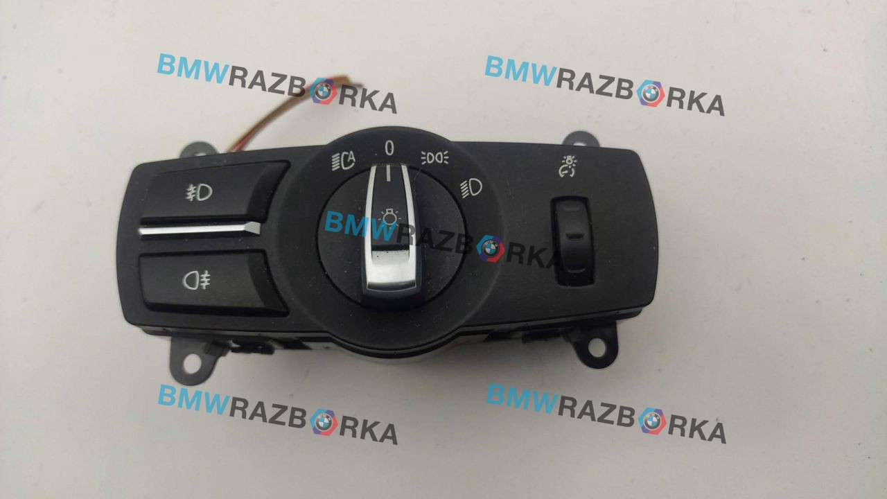 переключатель света BMW 5 серия F07/F10/F11 2012, 3.0 л., D, дизель, АКПП, ceрый, хетчбэк 5 дв., задний привод, правый руль, 9192744