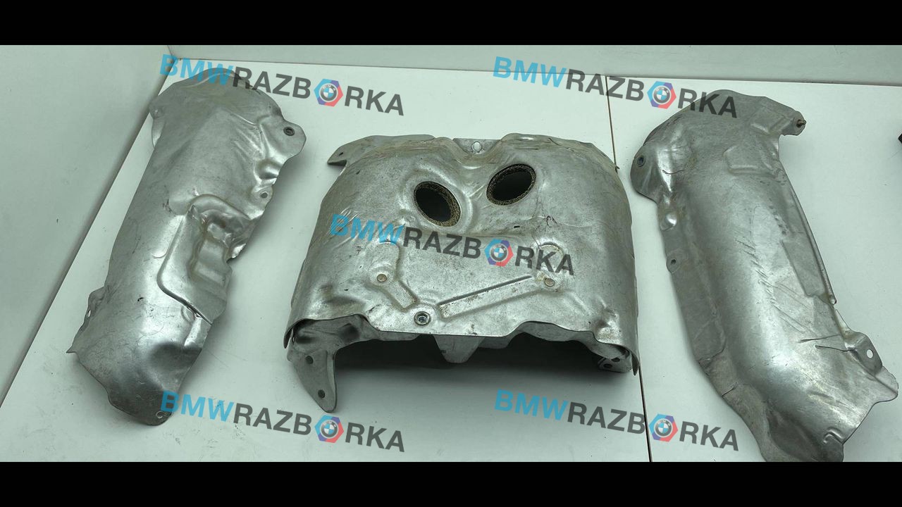 тепловой экран глушителя BMW X6 E71/E72 2010, 4.4 л., бензин, 7576998, 7577000, 7576999