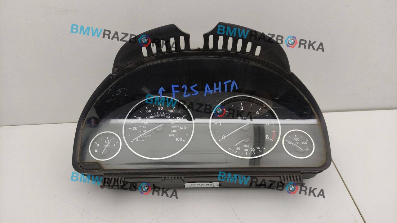 щиток приборов (приборная панель) BMW X3 F25 2015, 3.0 л., дизель, АКПП, внедорожник 5 дв., полный привод, правый руль, 62109349988