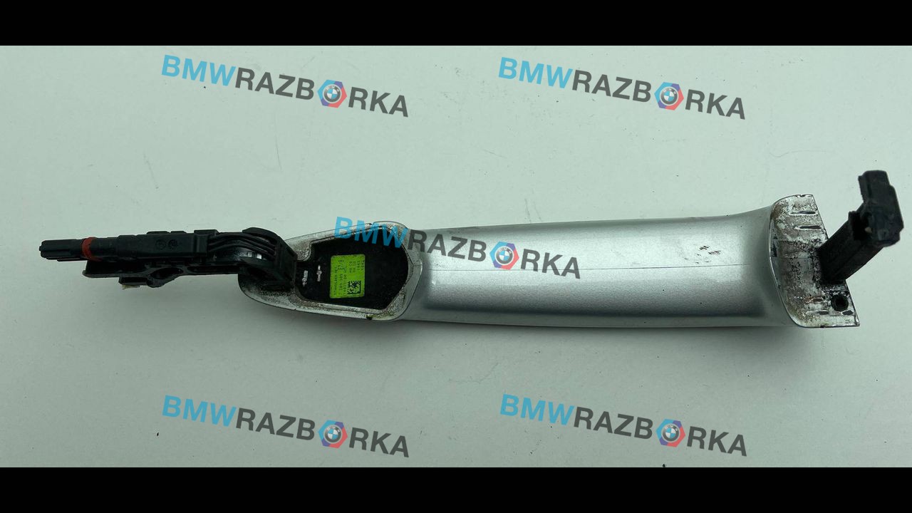 ручка наружная задняя левая BMW X5 E70 [рестайлинг] 2012, 3.0 л., дизель, серебристый, внедорожник 5 дв., правый руль, 7209309