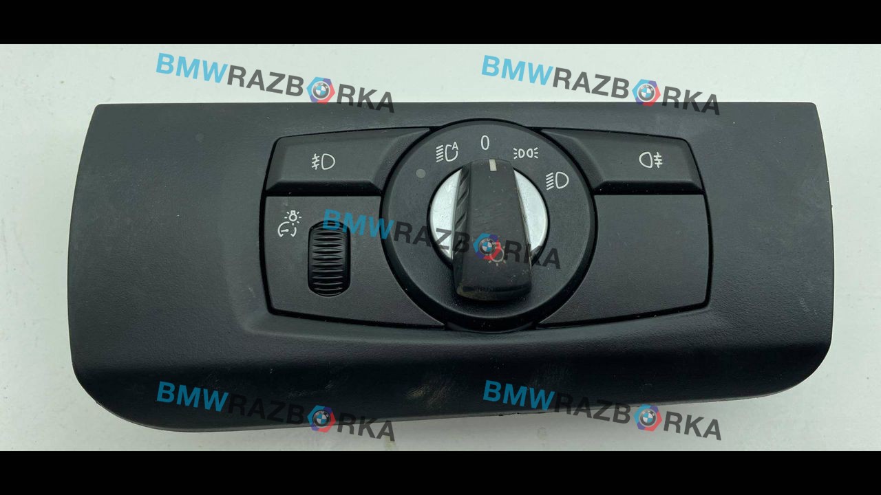 переключатель света BMW X5 E70 [рестайлинг] 2012, 3.0 л., дизель, серебристый, внедорожник 5 дв., правый руль, 9134726