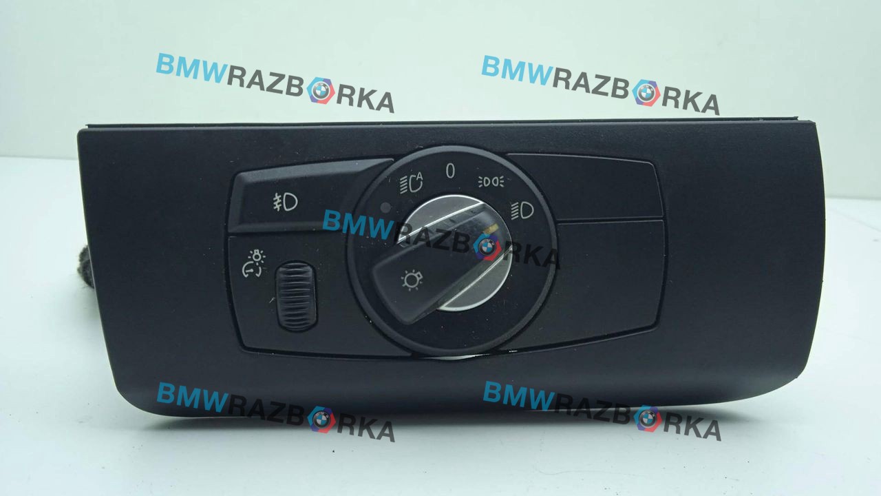 переключатель света BMW X6 E71/E72 2011, 4.0 л., D, дизель, АКПП, белый, внедорожник 5 дв., полный привод, правый руль, 9134728