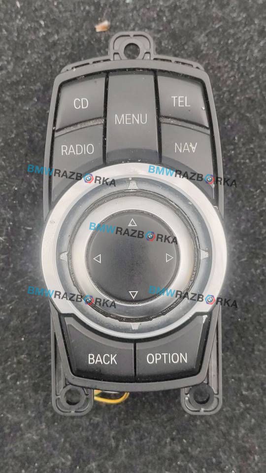 джойстик управления мультимедиа BMW 5 серия F07/F10/F11 2011, 3.0 л., i, N55 B30 A, бензин, АКПП, серый, седан, полный привод, 65829206444