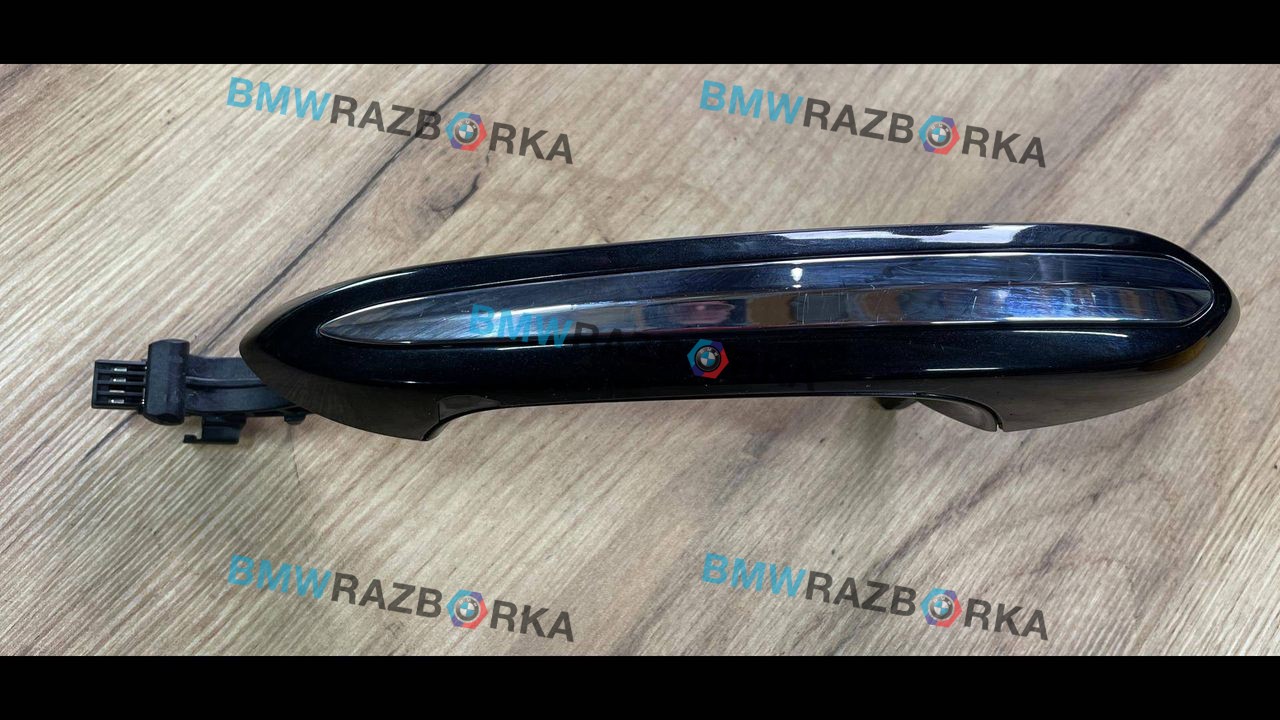 ручка наружная BMW 5 серия G30/G31 2017, 3.0 л., i, B58 B30 A, бензин, АКПП, черный, седан, полный привод, правый руль, 7443059