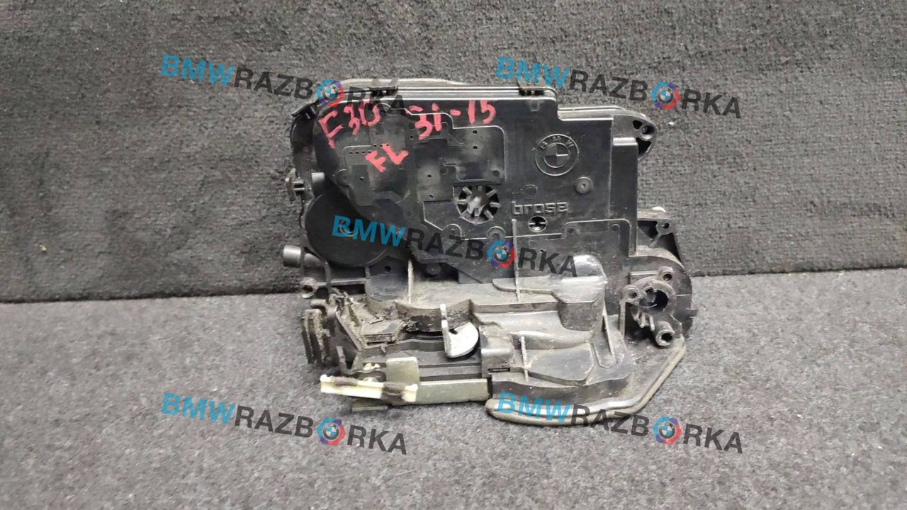 замок двери передней левой BMW 3 серия F30/F31/F34 F30 2012, 2.0 л., D, N47 D20 C, дизель, МКПП, 300, седан, задний привод, правый руль, 7059973