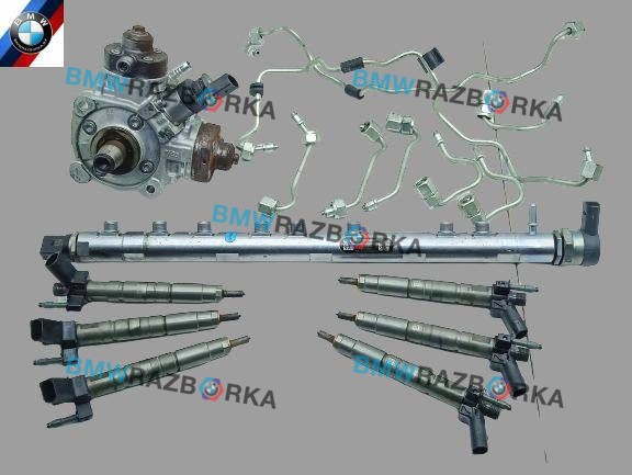 форсунка BMW 3 серия F30/F31/F34 F30 2014, 3.5 л., дизель, АКПП, седан, 7805423, 7823461, 7823470