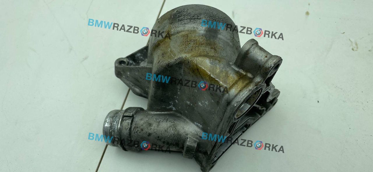 корпус масляного фильтра BMW 7 серия F01/F02 2012, 3.0 л., бензин, АКПП, седан, 7573032, 7573051